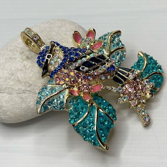 Kirks Folly BLUE SONG BIRD MAGNETIC ENHANCER Pendant - Picture 6 of 9